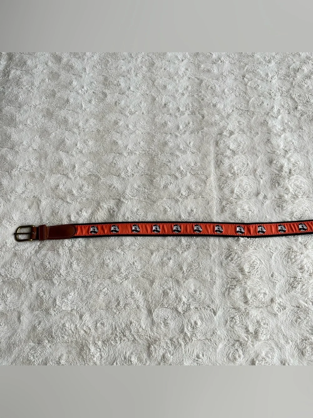 Natty Boh Belt Mens 36 Orange Charm City National Bohemian Baltimore Orioles MD
